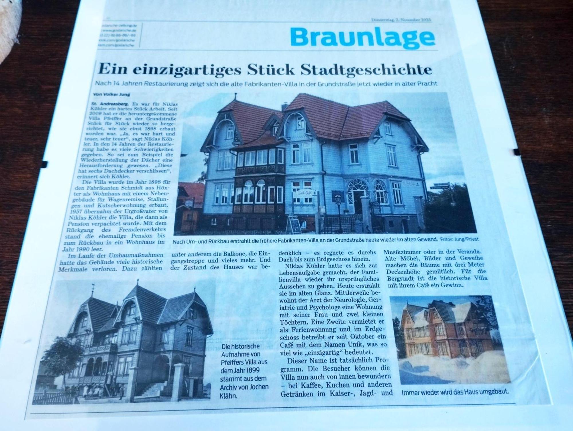 Unik Villa Sankt Andreasberg Exterior foto